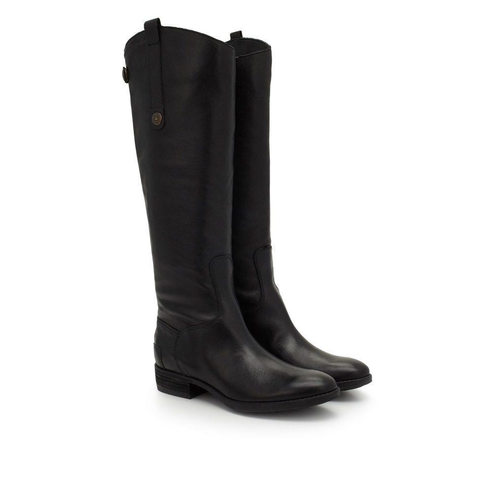 black riding boots